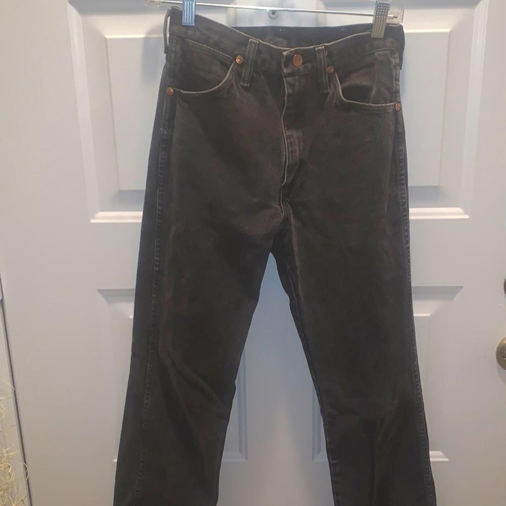 Vintage Wrangler Black Jeans 28x36